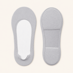 CloudSteppy grey no-show socks product photo
